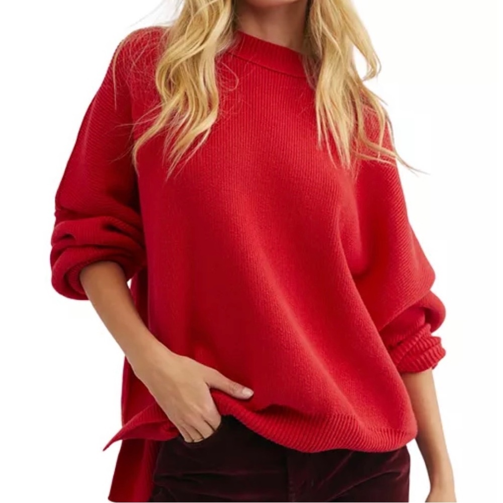 NWOT Free People - Easy Street Tunic Sweater